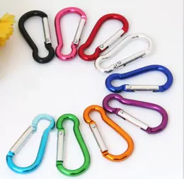 Simple S mini Aluminium multitool bouton Mousqueton porte-clés Durable camping randonnée Mousqueton porte-clés Snap Clip Crochets EDC se bloque