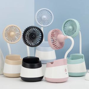 Simple Small Fan Pen Holder Electric Fans For Student Dormitory Office USB oplaadbare draagbare mini -fan