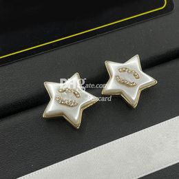 Pendientes simples con forma de estrella, pendientes de diamantes de imitación a la moda, accesorios de joyería diaria, regalo de cumpleaños para el Día de San Valentín