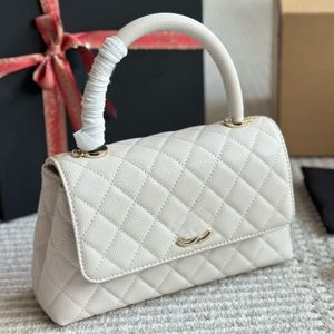 Style simple Créateur de mode Vintage Diamant Cuir Sac à main pour femme Matériau Souple Poignée unique Flip Top Double épaule Sacs sous les bras Sacs à main Sacs à cartes 35 cm