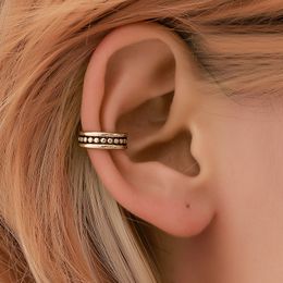 Eenvoudige U-vormige oormanchetroos gouden oorbellen voor vrouwen Vrouwelijke clip oorbel zonder piercing