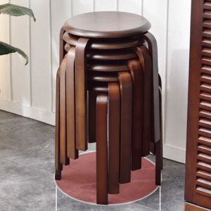 Chaises de salle à manger polyvalentes simples tabouret de cuisine en bois épaissis de sac doux meubles de cuisine stable chaise commode pratique