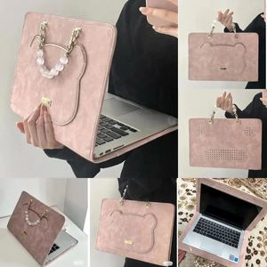 Sac à main rose simple pour ordinateur portable Air Pro 13 14 15,6 pouces, housse pour ordinateur portable Dell 231226