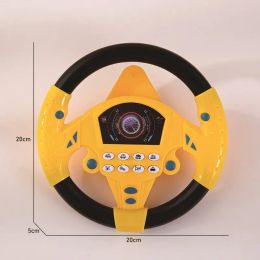 Simuler les jouets de bébé en volant de voiture conduite avec une poussette éducative musicale