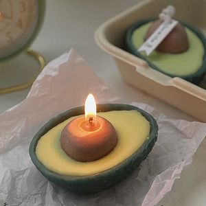 Gesimuleerde avocado-geurkaars Karakter Aromatherapie Verjaardagscadeaudoos Souvenir Vakantiedecoraties