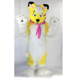 Costumes de mascotte de chien simulés performance de scène accessoires de film vêtements de dessin animé sur mesure taille adulte