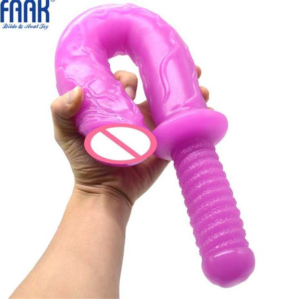 Appareil féminin simulé avec un grand couple produit Fun Produit anal double use Stick 75% de réduction sur les ventes en ligne