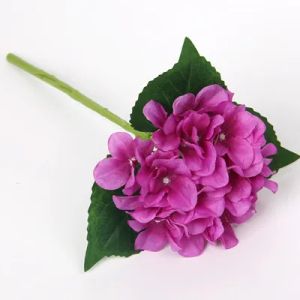 Morceaux d'hortensia simulés d'hortensia branche unique fleur de soie mariée de mariage tenant fleur arrangement floral qualité d'hortensia