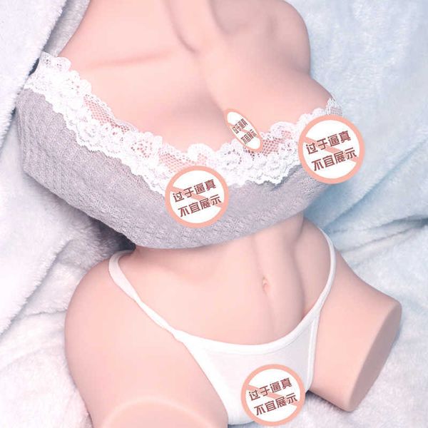 Masturbateur physique simulé de poupée avec de gros seins et seins énormes