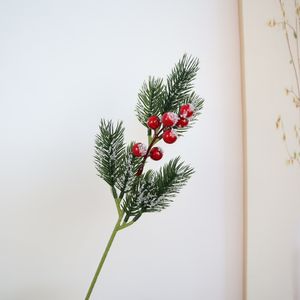 Aiguilles de pin simulées baies boutures de Noël accessoires d'arbre de noël ameublement magasins d'hôtel fabricants de décoration en gros