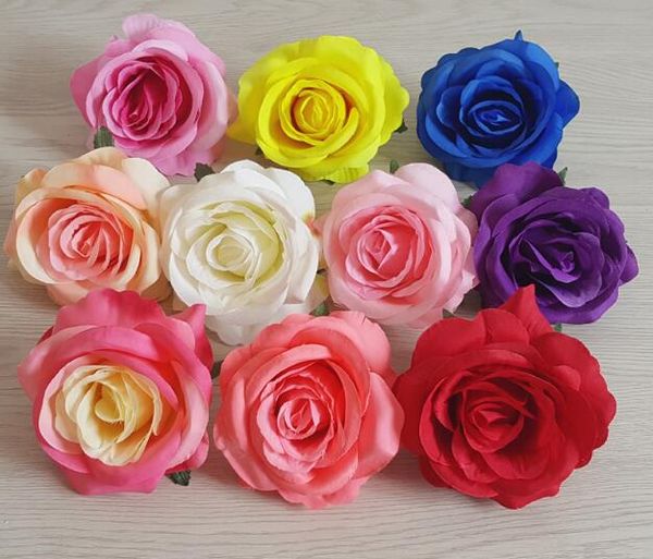 Simulé Rose Fleurs En Gros Mariage Spécial Bractée Noyau Rose Tête Rose Mur Chemin Introduction et Arrangement WL581