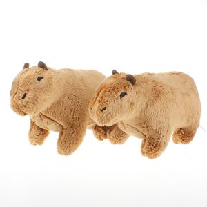 Simulatie Animal Capybara Plush Doll Cute Capybara Zachte knuffel dieren Kinderen Toys Kerst verjaardagscadeau