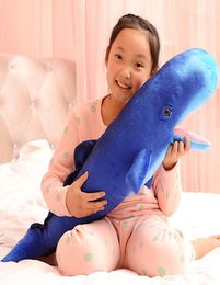 Simulatie dier potvis knuffel schattige dwergvinvis walvis pop voor kinderen meisje cadeau creatief deco 31 inch 80 cm DY508341658217