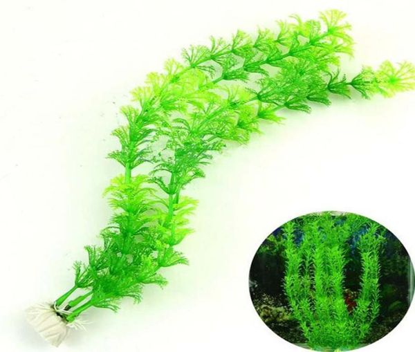 Simulation Aquatique Plant Eau Vanille Grass Aquariums Fish Tank Decorations Landscaping Artificial Grass Pet Supplies Plastic 30C2098595