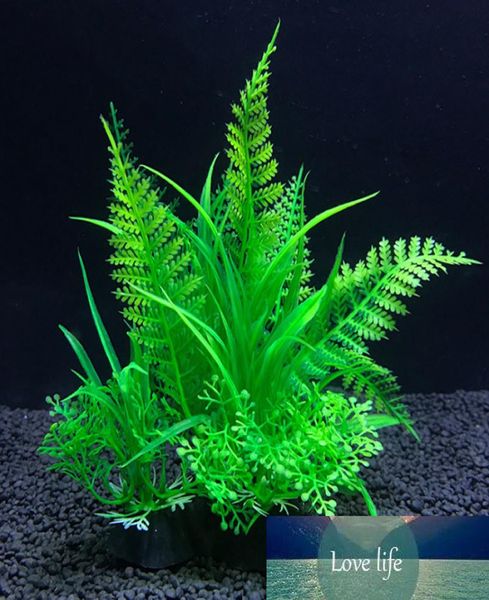 Simulation plantes artificielles décor aquarium eau les mauvaises herbes Ornement végétal