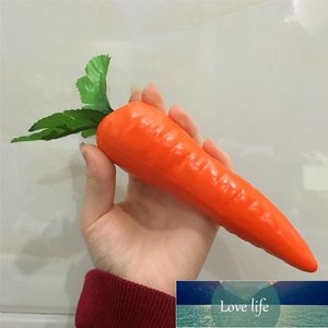 Simulación de frutas de zanahoria, modelo de verduras falsas realistas, mejora del hogar, joyería artesanal, accesorios de fotografía de cocina, decoración