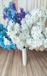 Simulación flor de cerezo rama de flor boda po estudio decoración cifrado artificial cruz flor de cerezo corona falsa flo7045190