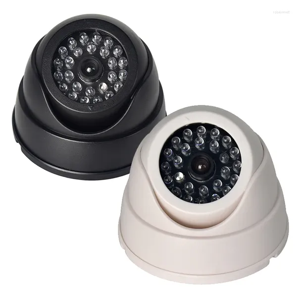 Simulation conque caméra factice dôme fausse sécurité Durable CCTV faux IR nuit inspection LED clignotant rouge Anti-vol