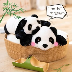 Simulation mignon trésor National Panda poupée en peluche jouet bébé oreiller de couchage fille cadeau tapis tapis de maison