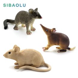 Simulation mignon rongeur souris rat figurine modèle animal Bonsai décor à la maison miniature fée jardin décoration accessoires moderne C0220