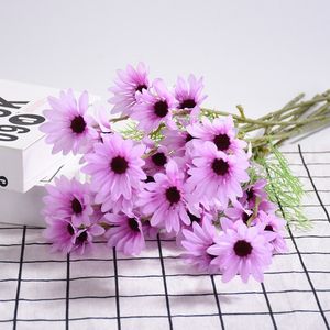 Simulatie Decoratie 5-Hoofd Small Daisy Small Wild Chrysanthemum Wedding Decoratie Wedding Party Fake Flower Artificial Flower Arrangement