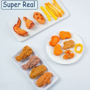 Simulatie Food Kinderen doen alsof spelen Game Fries Fries Fries Chicken Wing Sets Keukenspeelgoed voor jongens Girls Gifts