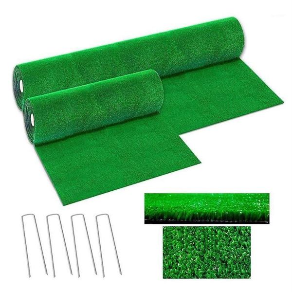 Simulation Moss Turf Lawn Mur Green Plants DIY Artificial Grass Board Wedding Grass Porceau de plancher Tapis Home Decor Indoor 1260r