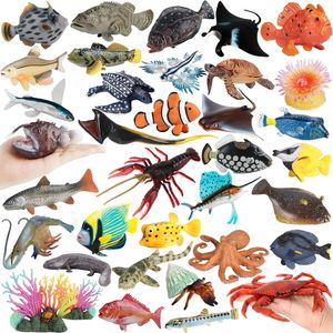 Simulation Ocean Wild Animal Figurine Monkfisf