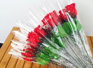 Simulation soie seule branche rose arrangement de fleurs accessoires décoration de mariage à la maison GB44