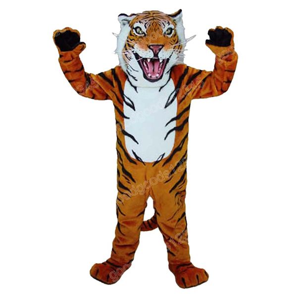 Simulación tigre disfraces de mascota Navidad Halloween vestido de fiesta de lujo personaje de dibujos animados carnaval Navidad publicidad fiesta de cumpleaños disfraz traje