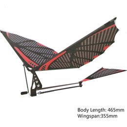 Simulateurs 18 pouces aigle en Fiber de carbone imiter les oiseaux assemblage battant aile vol bricolage modèle avion avion jouet 221122