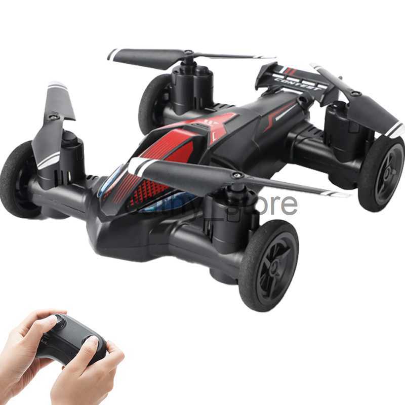 محاكاة 2in1 RC Car Drone H103 Air Air Remote Airplane Airplane Car 4 Axis Mini Mini RC Quadcopter Toy Litter Hold 360 درجة فليب X0831