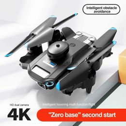 Simuladores 4K HD Cámara plegable FPV Quadcopter Giroscopio de 6 ejes 2.4GHz 4CH FPV RC Quadcopter Evitación de obstáculos Mantenimiento de altitud para principiantes x0831