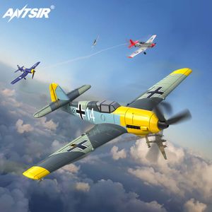 Simulatoren Antsir RC Aircraft EPP 400mm Zero P40 B 09 Spitfire 4 CH -vlak 2 4G 6 Axis Eén sleutel Aerobatic RTF Airplane Toys Gifts 230111