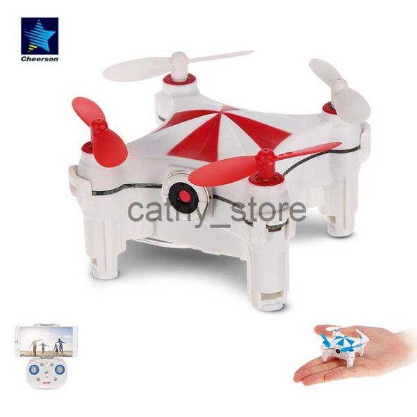 Simuladores Cheerson CX-OF Mini Drone con cámara Wifi FPV Sensor de gravedad de flujo óptico 360 Flip Quadcopter para niños Regalos RC Helicóptero x0831