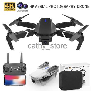 Simulators E88Pro 2023 E88 RC Drone 4K Dual Camera HD V3 Wifi FPV Afstandsbediening Opvouwbare Mini Quadcopter helikopter Kind Speelgoed Kinderen Geschenk x0831