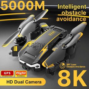 Simulateurs GSF G6 Drone 8K 5G GPS professionnel HD caméra de photographie aérienne WIFI évitement d'obstacles hélicoptère RC FPV Quadcopter jouet cadeaux x0831