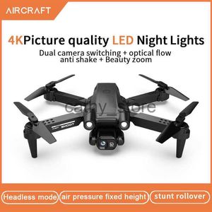 Simulators Gt2pro Opvouwbare drone Hd 4K Dubbele fotografie Luchtfoto Quadcopter Lang uithoudingsvermogen Jeugd Afstandsbediening Speelgoedvliegtuigen Geschenk x0831