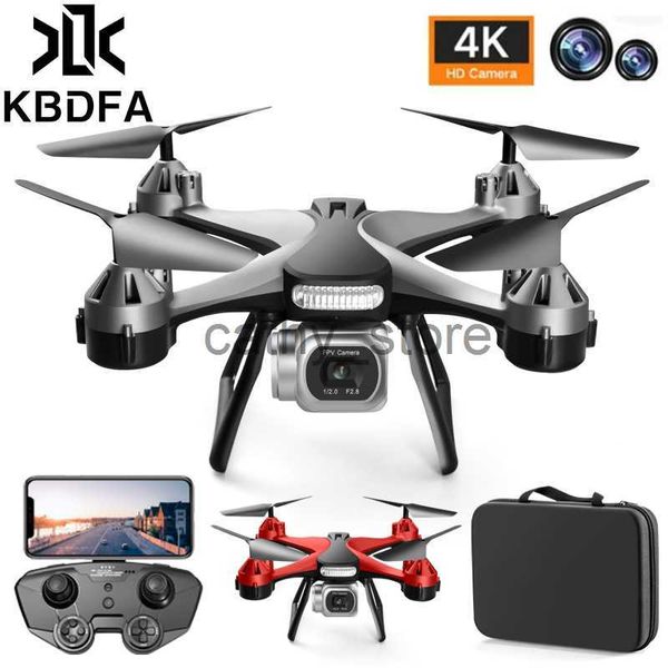 Simulateurs KBDFA JC801 Drone HD Professionnel Double Caméra RC Hélicoptère 4K Double Caméra Photographie Aérienne Quadcopter WIFI RC Hélicoptère Jouet x0831