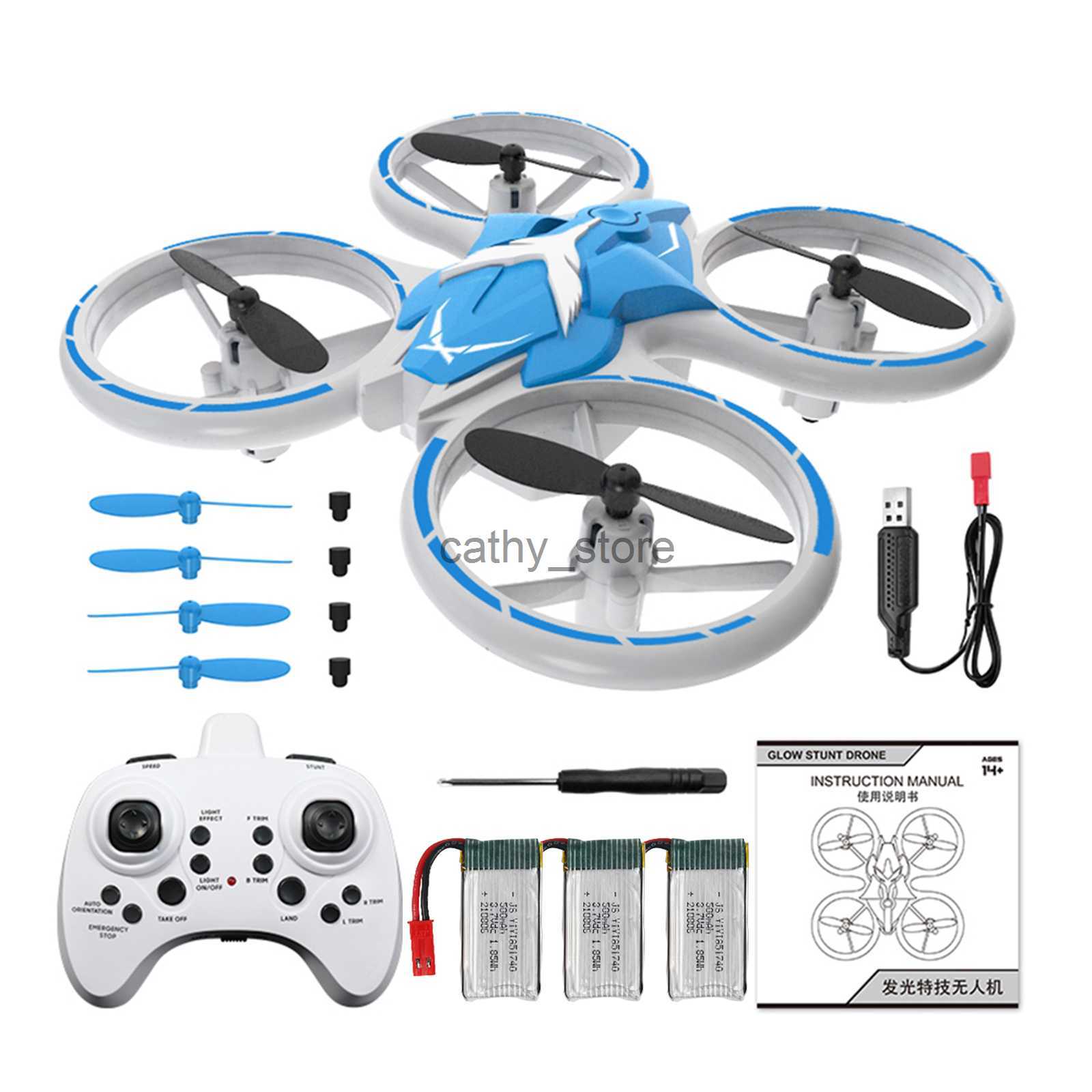 Simulators RC Quadcopter Mini Drone 2.4G 6-assige vliegtuigen Headless-modus Afstandsbediening Helikopter RC Vliegtuig Speelgoed voor kinderen Kerstcadeaus x0831