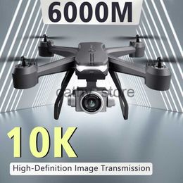 Simulateurs V14 Drone Professionnel 10K Caméra haute définition Wifi FPV 6000m Hélicoptère Télécommande Quadcopter Jouet pour enfants x0831