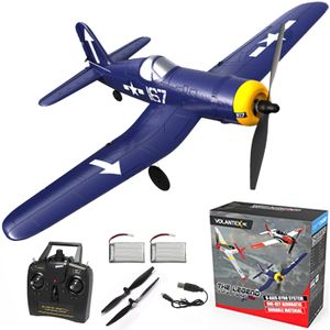 Simuladores Volantex 761 8 RC Airplane 2 4GHz 6 Axis Gyro F4U EPP Plane Glider Foam Trainer Warbird Ala fija RTF Hélice 221122