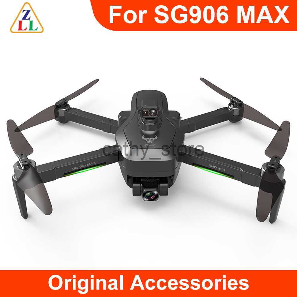 Simulatorer Zll SG906 MAX GPS Drone-tillbehör 3-Axis Gimbal 4K HD Camera Professional Hinder Undvikande RC Quadcopter Reparerbar Del X0831