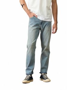 Simwood 2024 printemps nouveau 13oz élastique Lycra tissu jean hommes mer Vintage grande taille Denim pantalon Q60c #