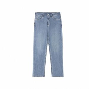 Simwood 2024 Été Nouveau 9,5 oz Tissu élastique léger Jeans Hommes Performance de refroidissement Denim Pantalon droit régulier 64Rl #