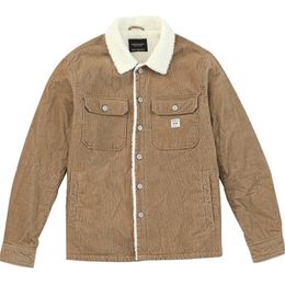 Simwood Herfst Winter Nieuwe Jassen Mannen Shearling-Lined Katoen-Blend Corduroy Trucker 100% Katoen Warm Jassen Plus Size Parkas 201204