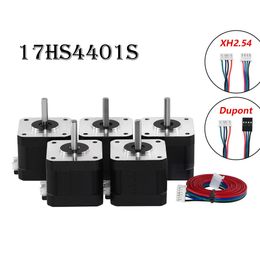 Singasong 5PCS NEMA17 MOTEUR STEPRER 17HS4401S 1.5A NEMA 17 42BYGH 17HS4401 4 PREU