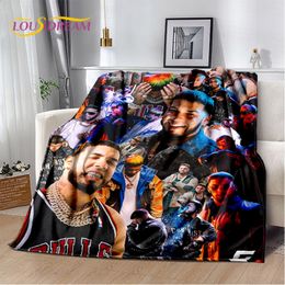 Cantante gratis anuel aa rape hip hop 3d manta suave suave, manta de franela manta de lanzamiento para sala de estar