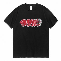 Singer Mf Doom Madlib Madvillain Graphic Tshirt Tops Hommes Femmes Harajuku Hip Hop T-shirt Été Cott T-shirts T-shirts à manches courtes b0QD #