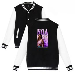 Singer Noa Kirel Merch – veste de Baseball pour hommes et femmes, veste d'extérieur, Streetwear, uniforme de Baseball Hip Hop, vêtements de sport décontractés